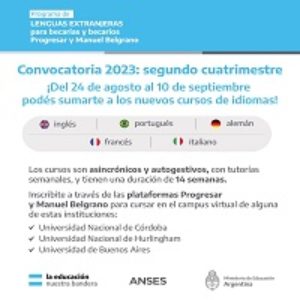 Programa de Formación y Certificación en Lenguas Extranjeras