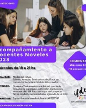 Capacitación: Acompañamiento a Docentes Noveles 2023