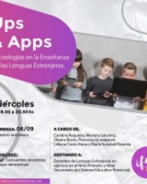 Capacitación: <strong>Ups & Apps. Tecnologías en la Enseñanza de las Lenguas Extranjeras</strong>