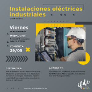 Capacitación: Instalaciones eléctricas industriales