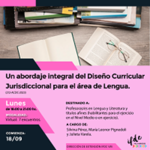 <strong>Capacitación:</strong> Un abordaje integral del Diseño Curricular Jurisdiccional para el área de Lengua.