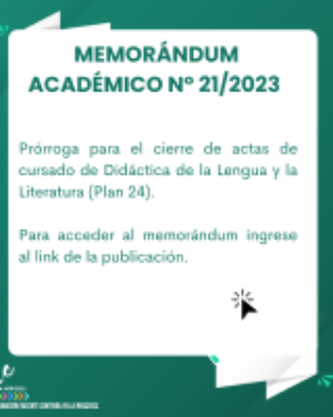 Memorándum Académico N°21/2023