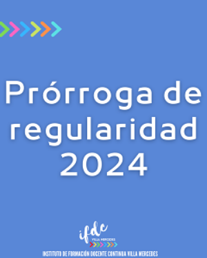 Prórroga de regularidad 2024