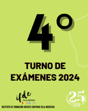4° Turno de exámenes 2024
