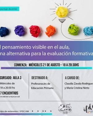 Capacitación: El pensamiento visible en el aula, una alternativa para la evaluación formativa