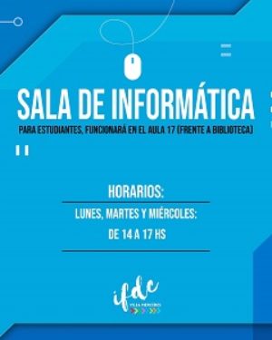 Sala de informática