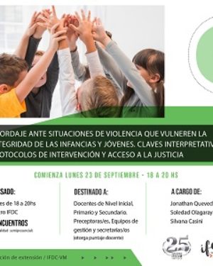 Capacitación: Abordaje ante situaciones de violencia que vulneren la integridad…