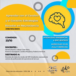 Capacitación: Aprender con el Cerebro y el Corazón: Estrategias Basadas en Neurociencia