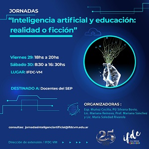 Jornada “Inteligencia artificial y educación: realidad o ficción”