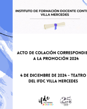 Mirá las fotos del Acto de Colación 2024