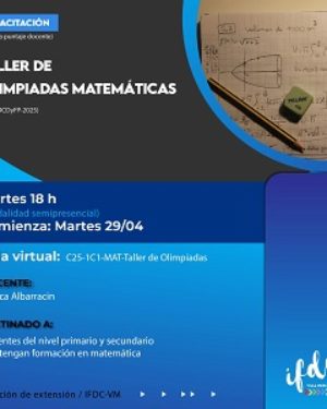 Capacitación: Taller de Olimpíadas Matemáticas