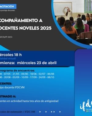 Capacitación: Acompañamiento a Docentes Noveles 2025