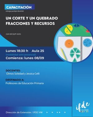 Capacitación: Un corte y un quebrado fracciones y recursos