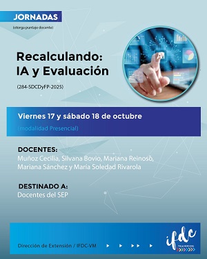 Jornadas: Recalculando: IA y Evaluación