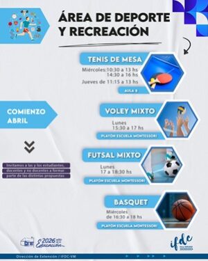 Área de Deporte y Recreación