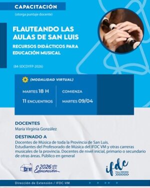 Flauteando las aulas de San Luis. Recursos didácticos para Educación Musical. Segunda edición.
