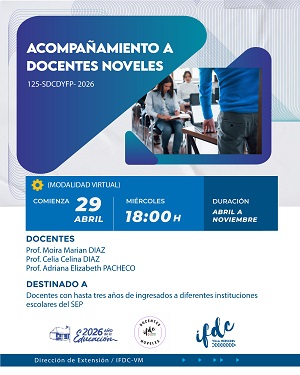 Capacitación: Acompañamiento a Docentes Noveles 2026